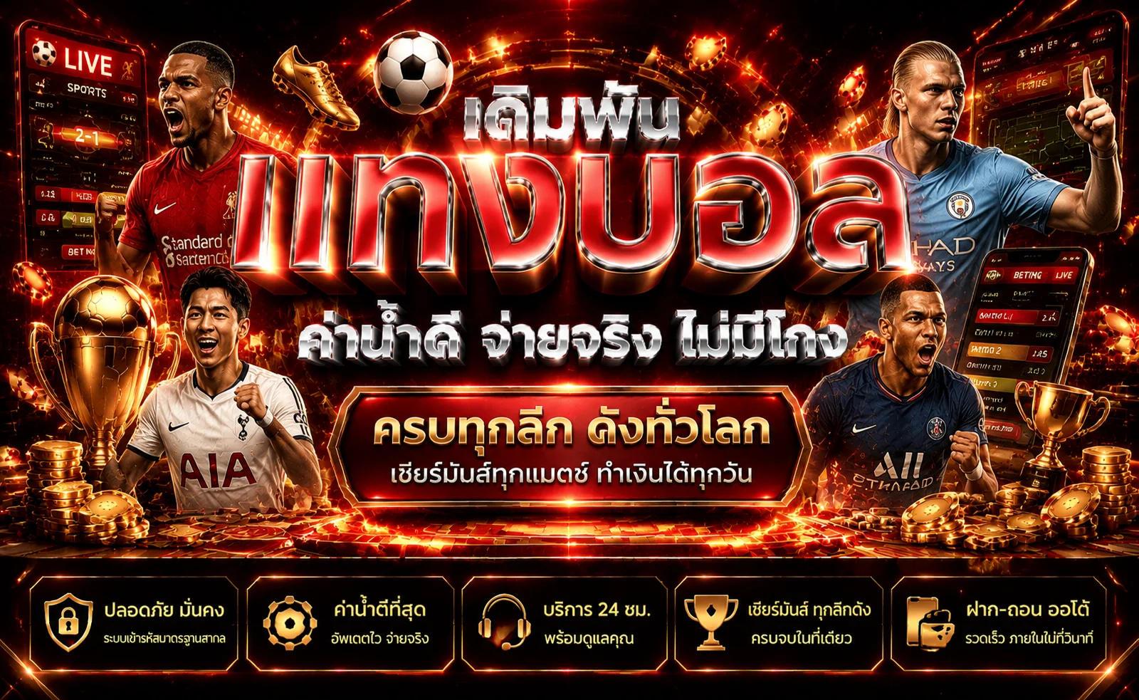 แทงบอลออนไลน์ MUNZA168 อัตราต่อรองดี ครบทุกลีกดัง พรีเมียร์ลีก ลาลีกา